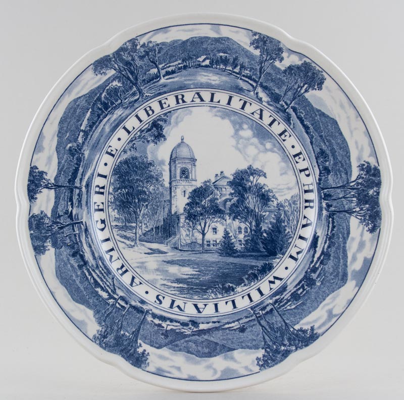Plate Williams College Lasell Gymnasium c1950